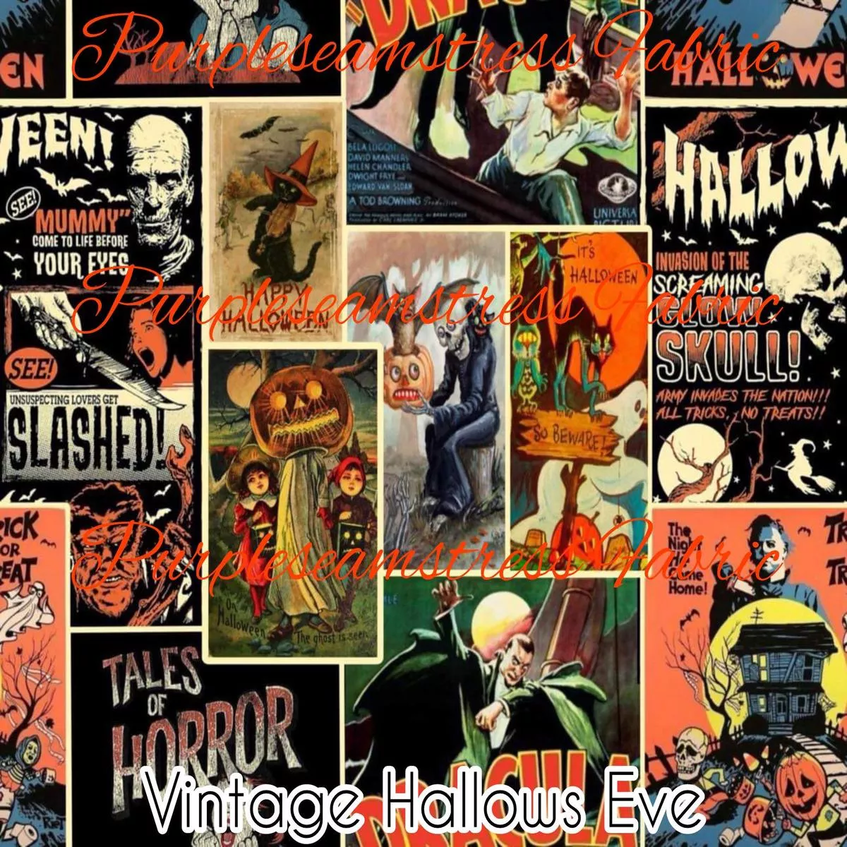 Vintage Hallows EveFabric
