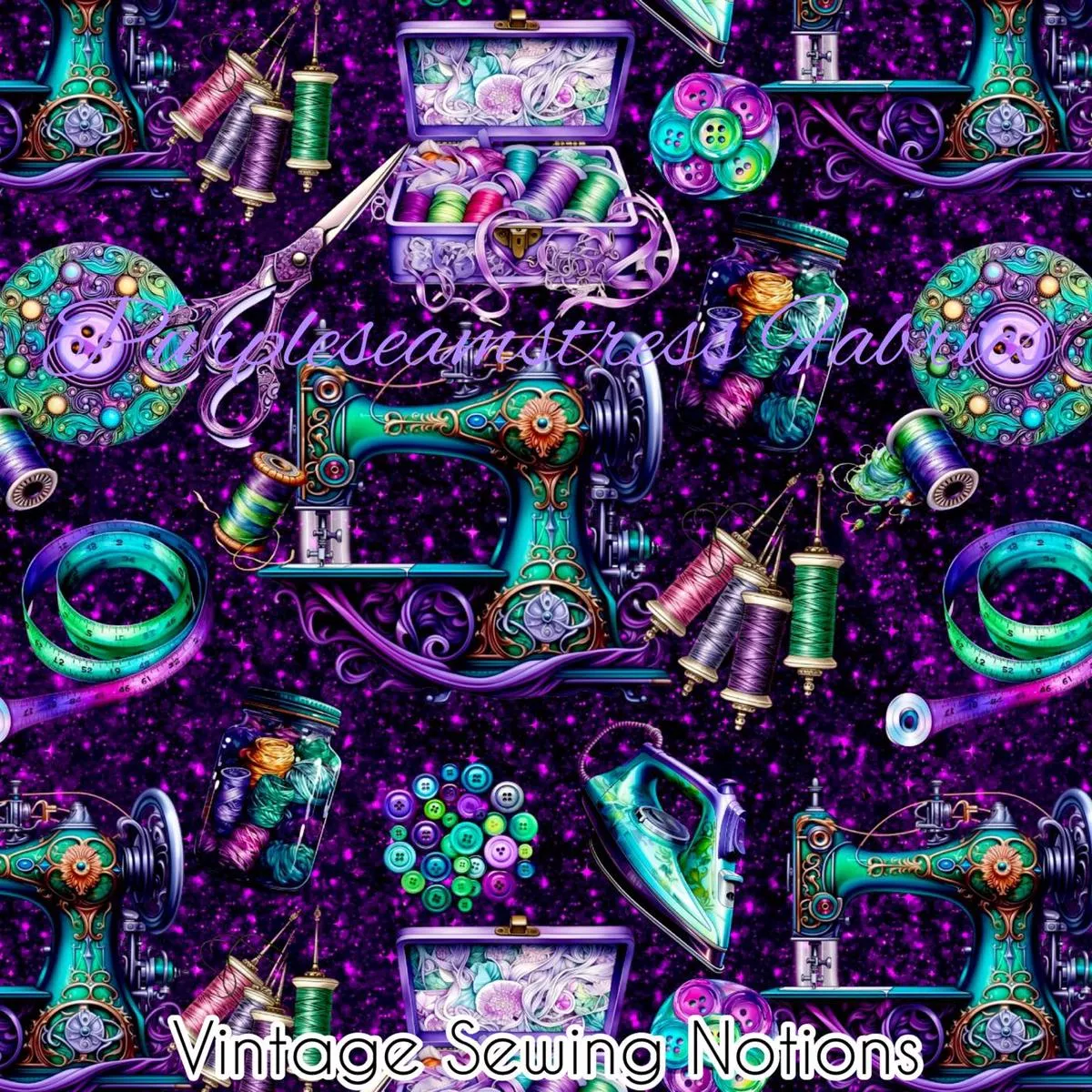 Vintage Sewing NotionsFabric