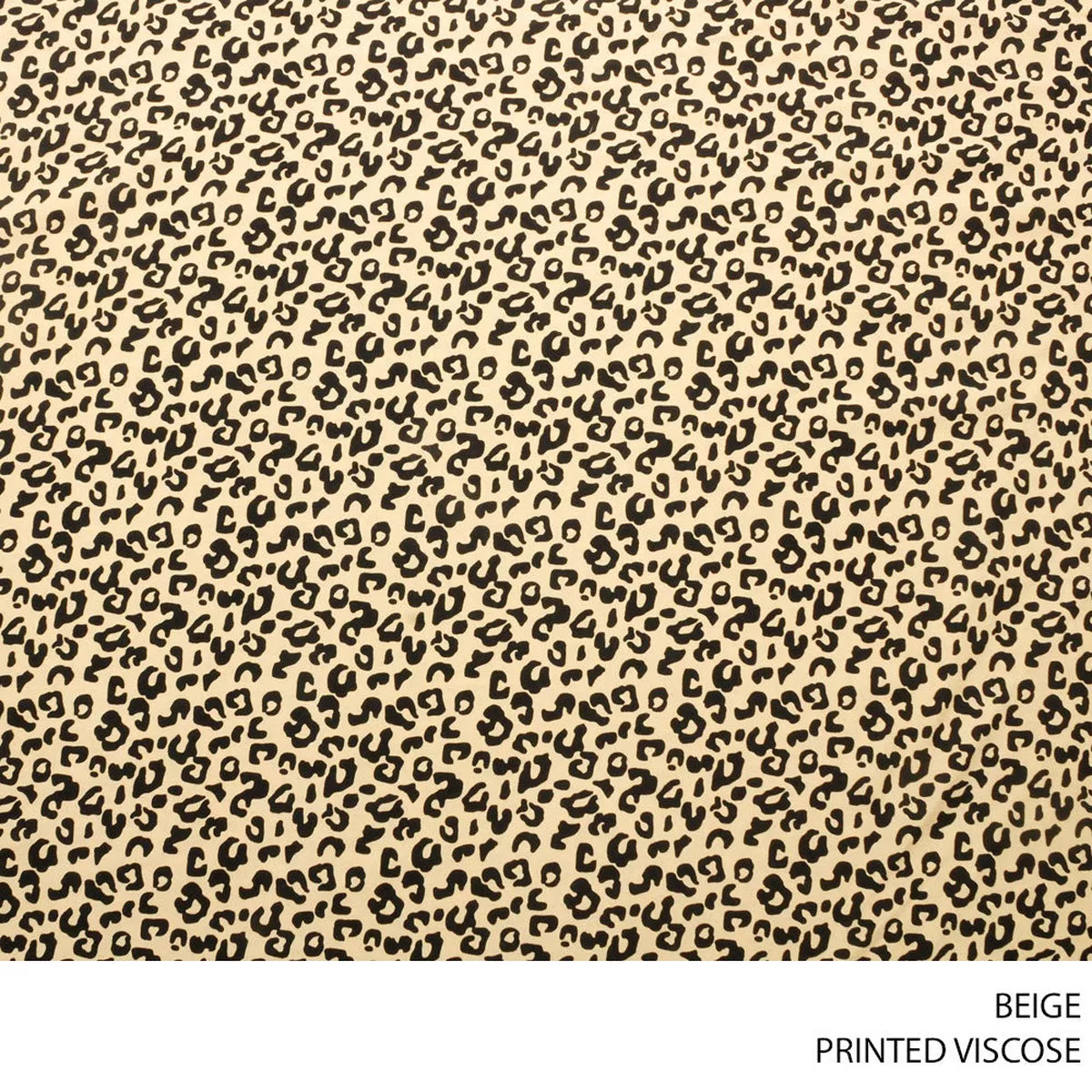Viscose Printed Fabric Beige