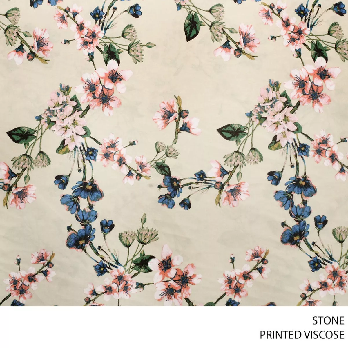 VISCOSE PRINTED FABRIC STONE ROLL ROLL 001