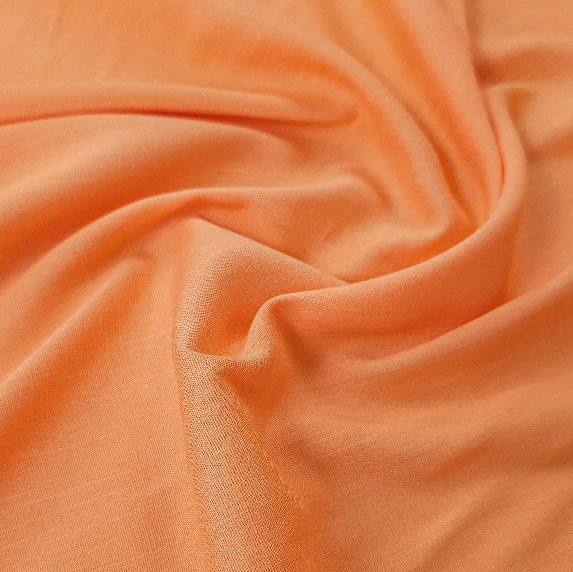 Viscose Slub | Mango | 76 cm | END OF ROLL