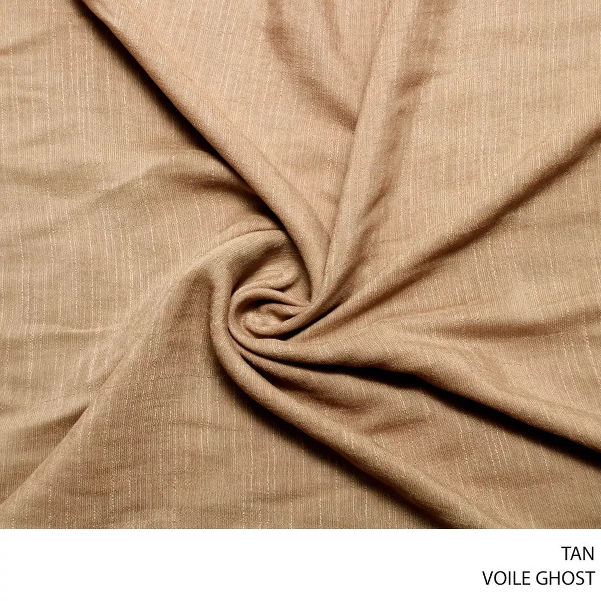 VOILE GHOST FABRIC TAN ROLL ROLL 002