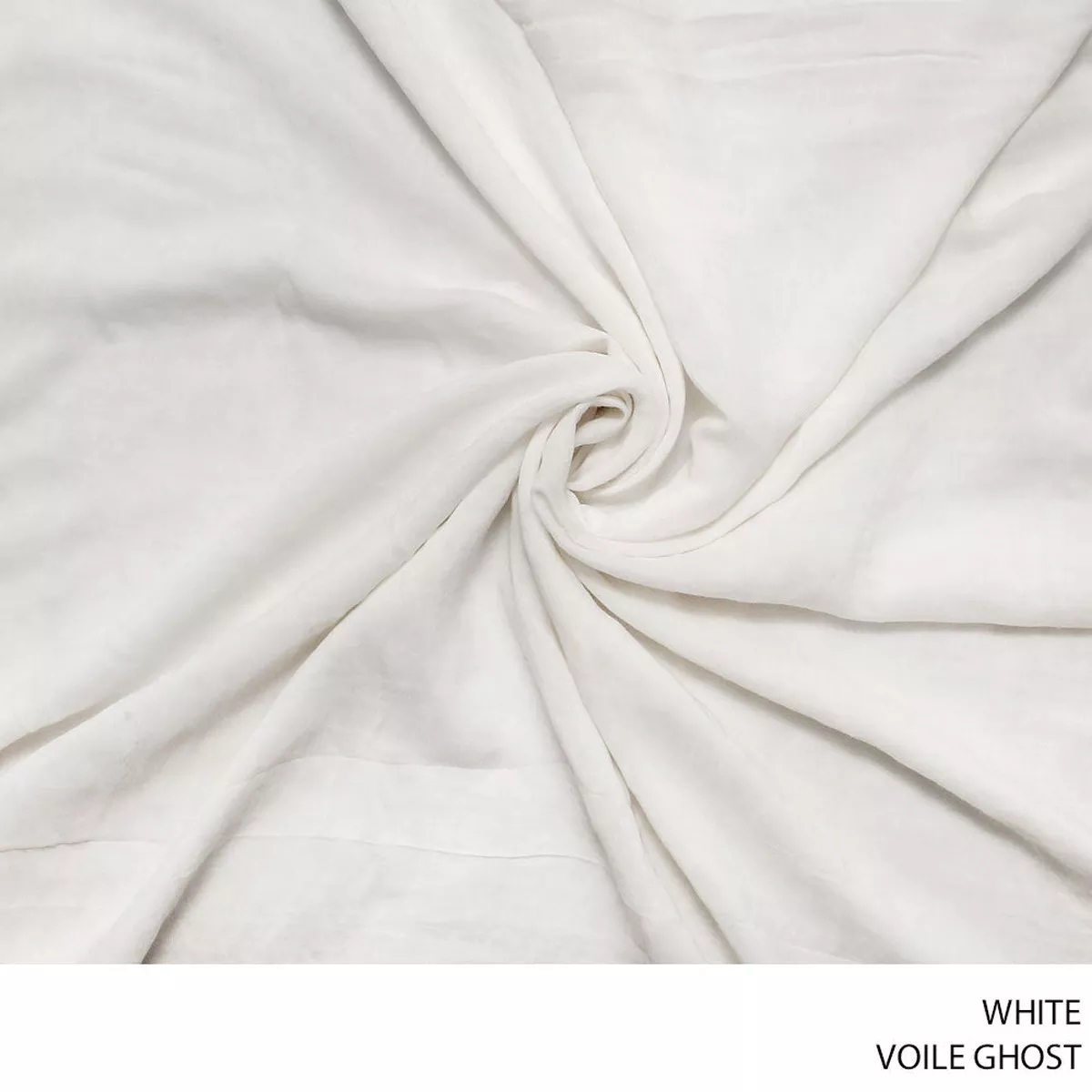VOILE GHOST FABRIC WHITE ROLL ROLL 001