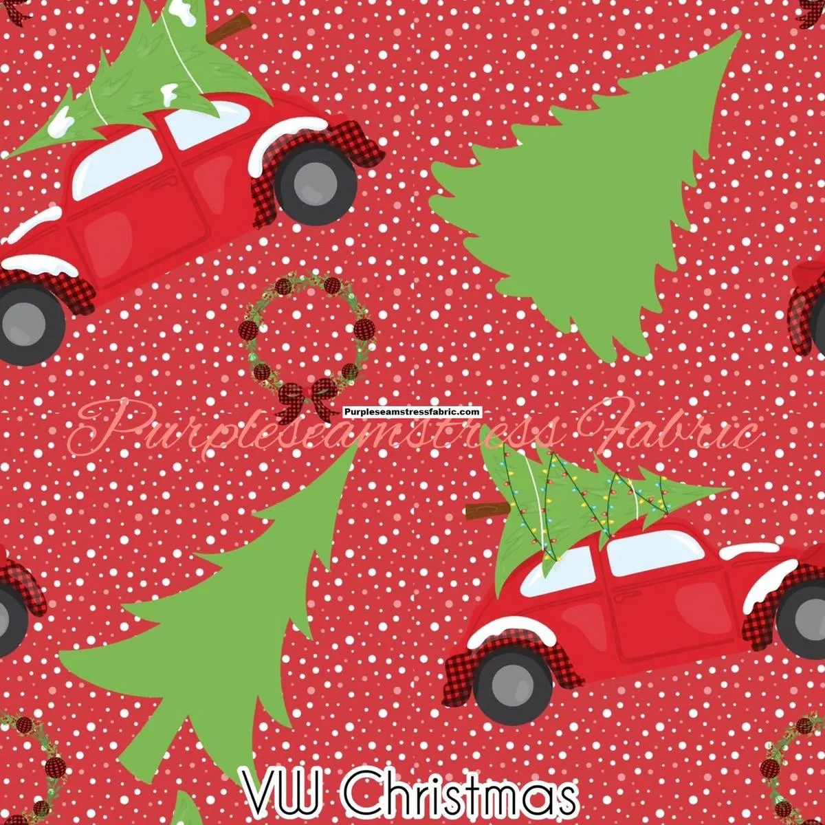 VW ChristmasFabric