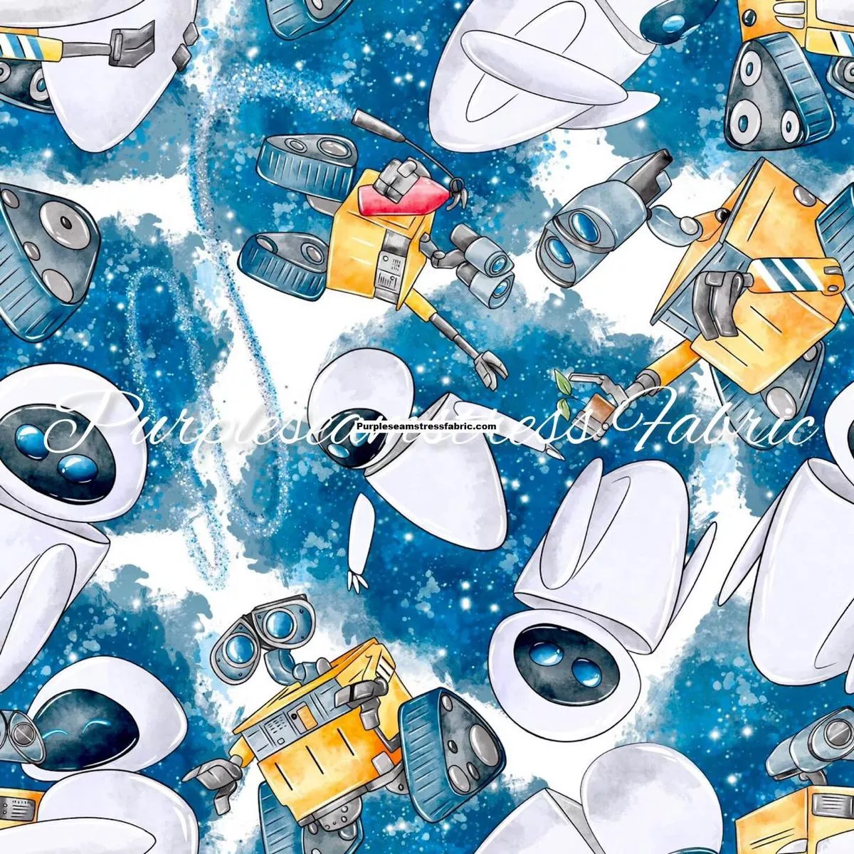 Wall-E & Eva RobotsFabric