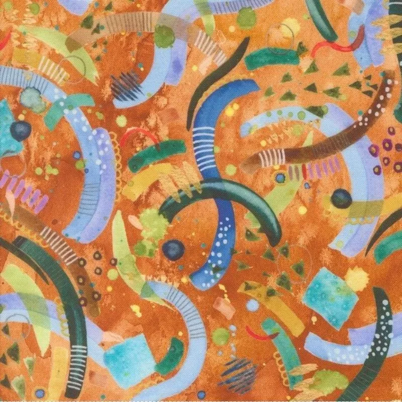 Wanderlust – Ramble On Geometric Ochre