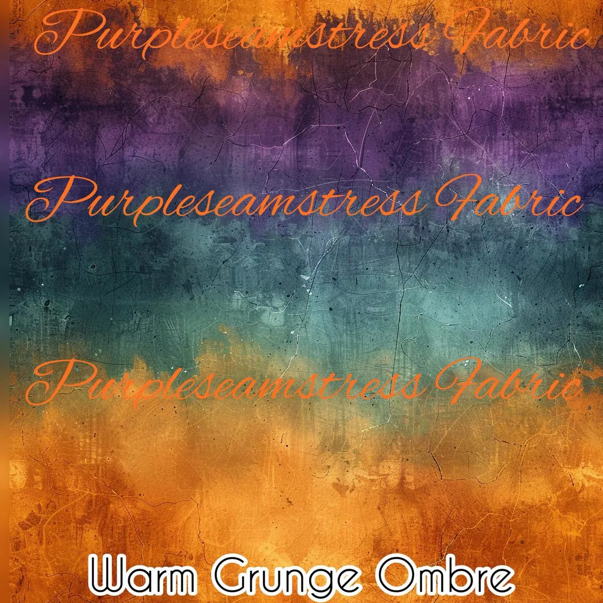 Warm Grunge OmbreFabric