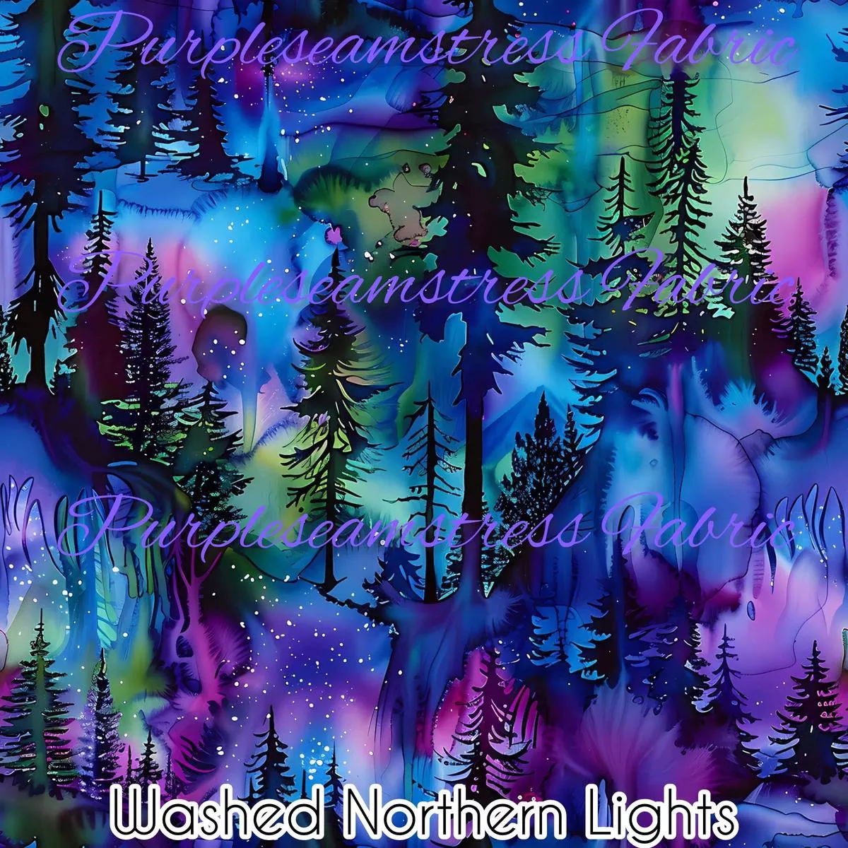 Washed Northern LightsFabric