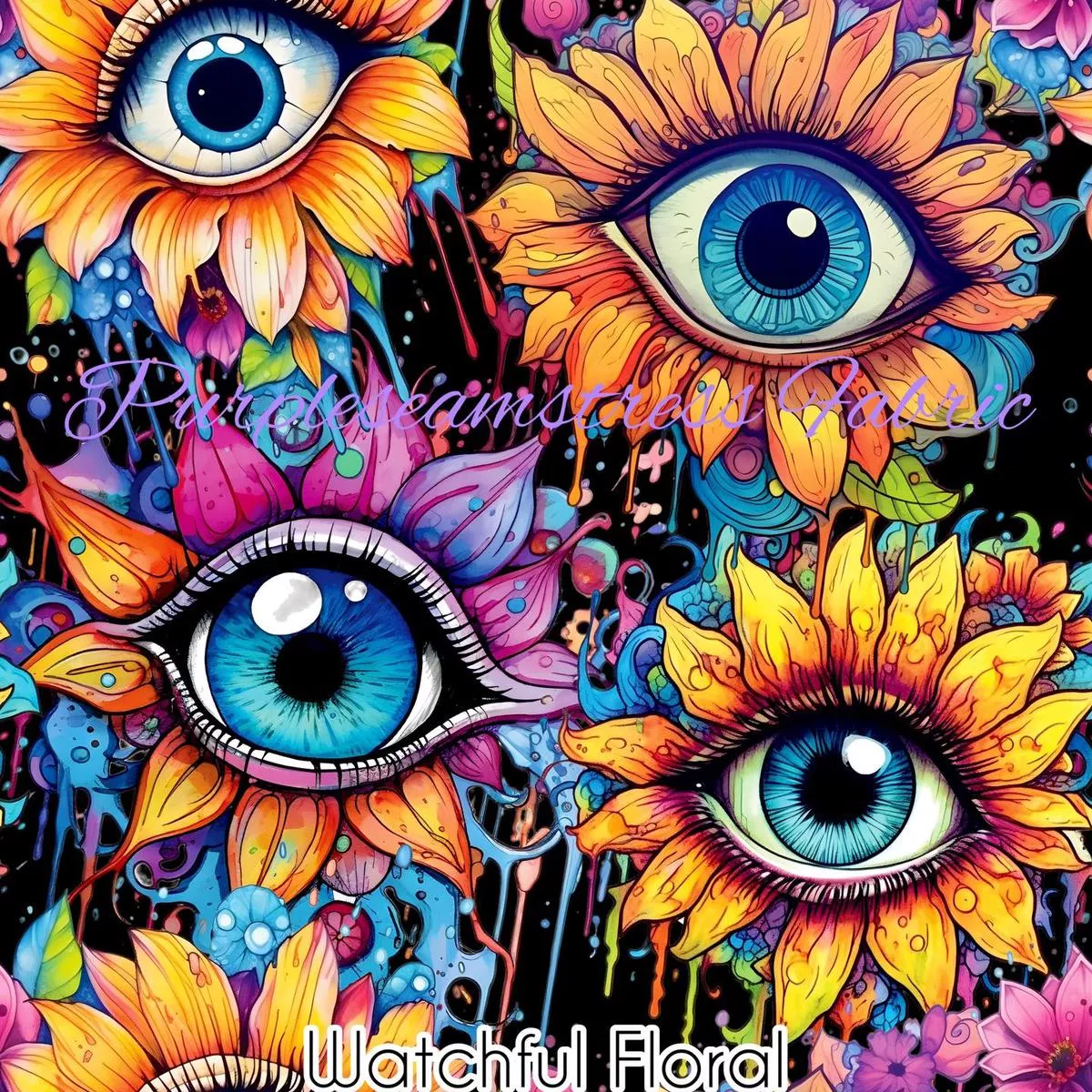 Watchful FloralFabric