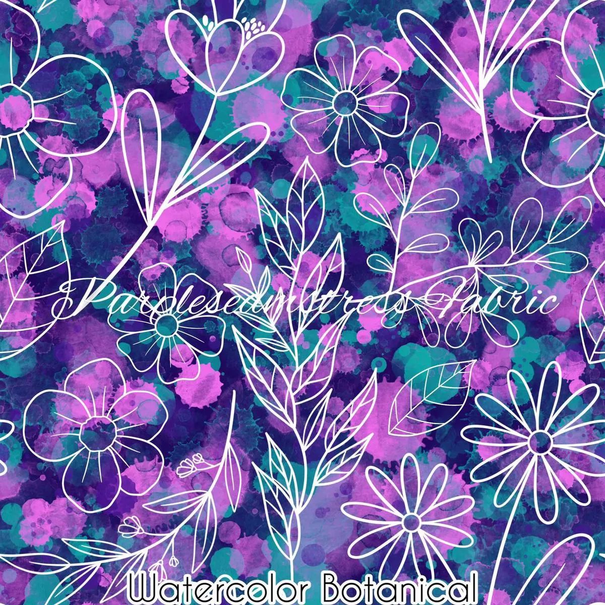 Watercolor BotanicalsFabric