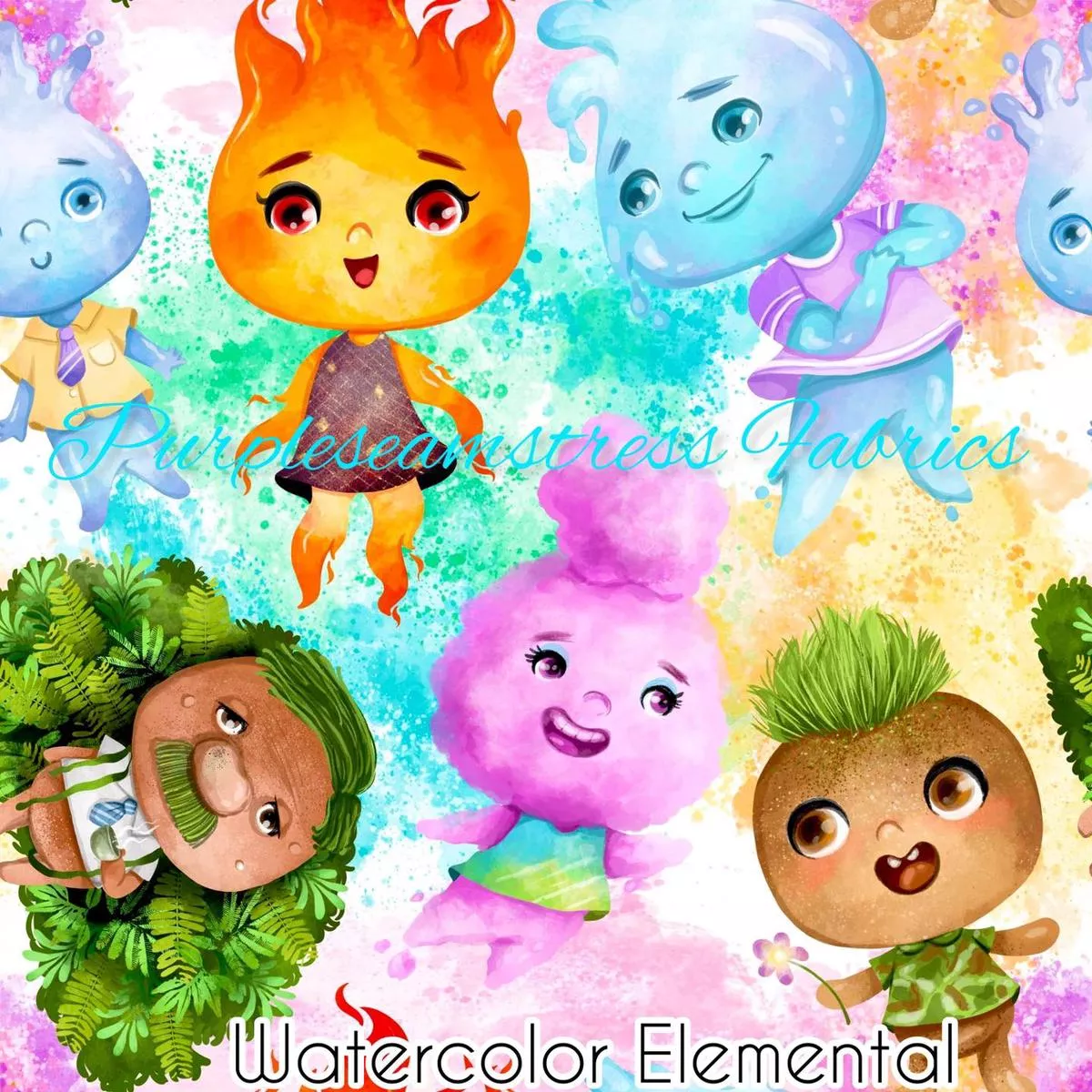 Watercolor ElementalFabric