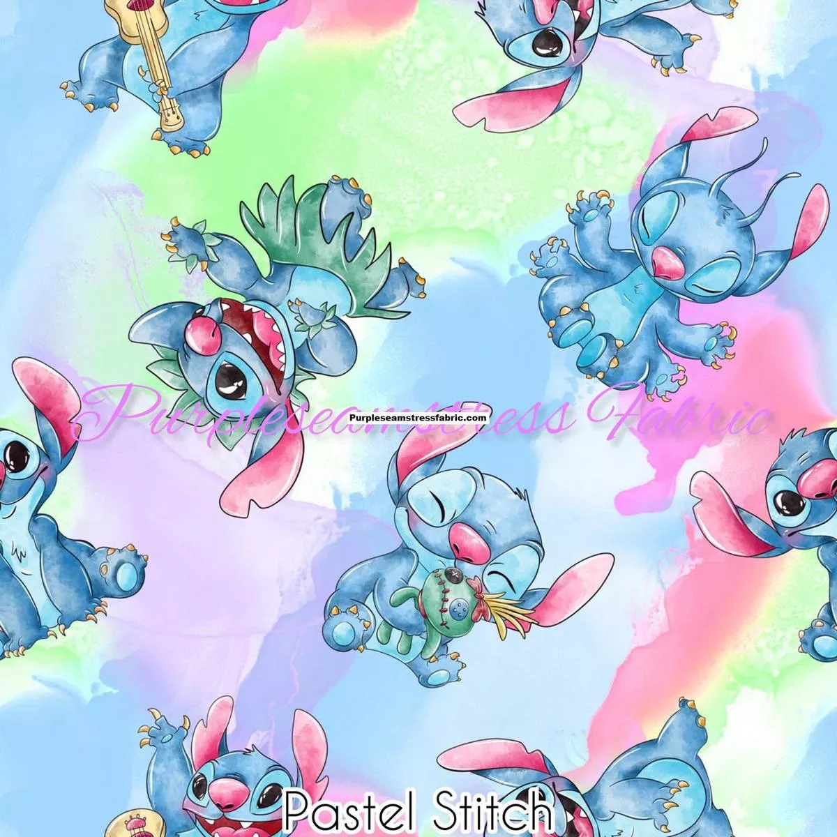 Watercolor Sky StitchFabric