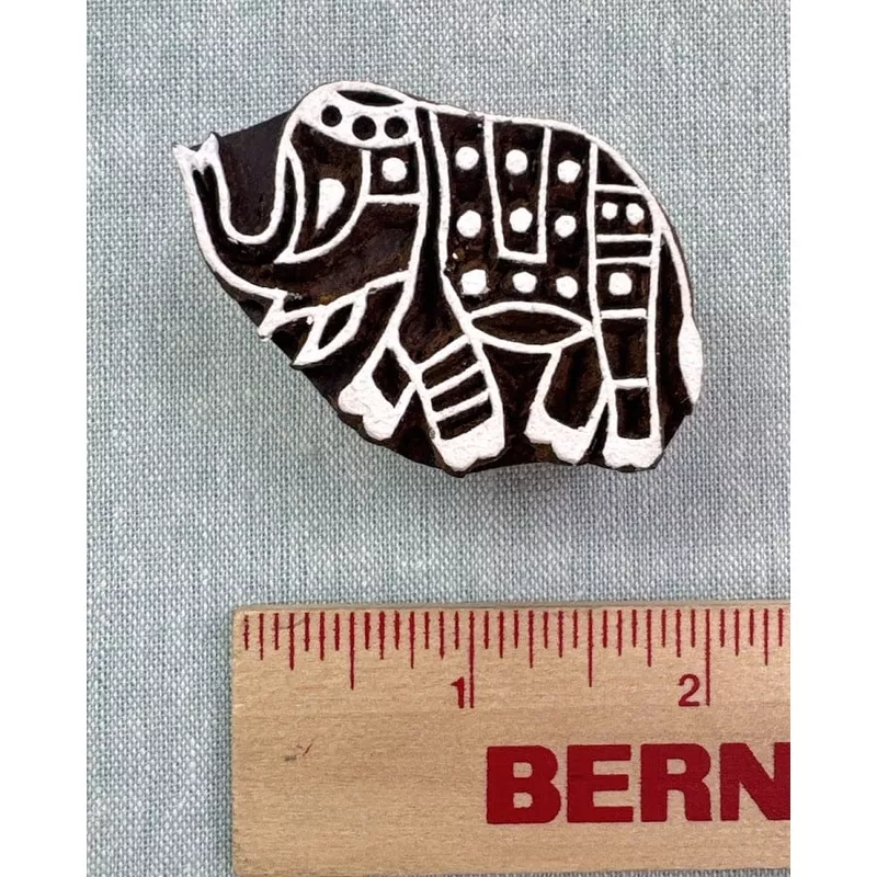 WB576 Small Elephant Wood Block