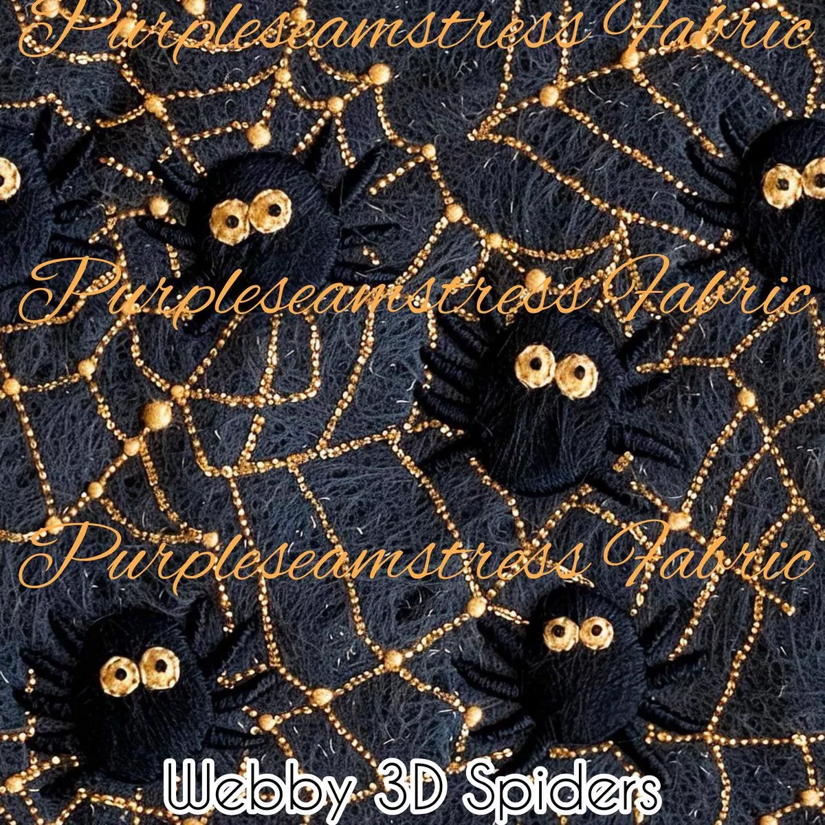 Webby 3D SpidersFabric