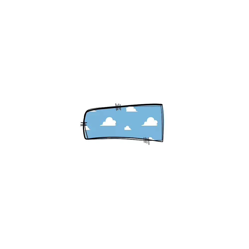Western Cowboy ”-” Clouds Fabric Panel