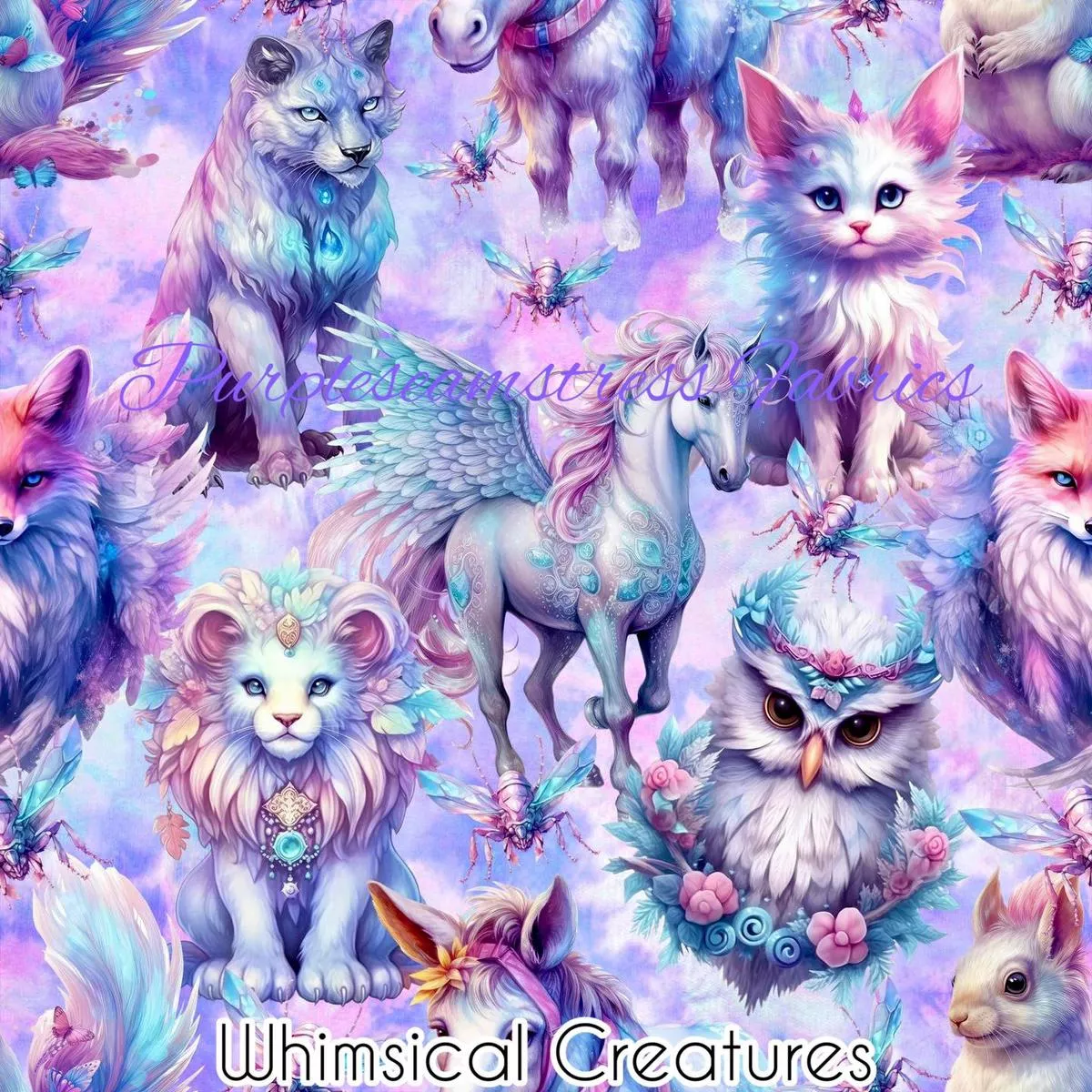 Whimsical CreaturesFabric