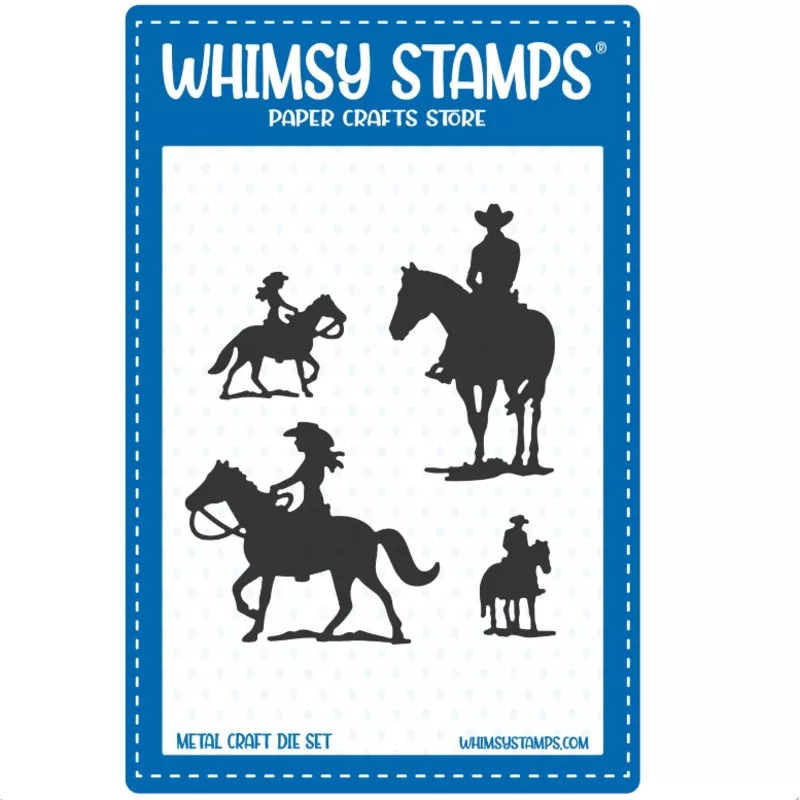 Whimsy Stamps Range Riders Dies wsd206a