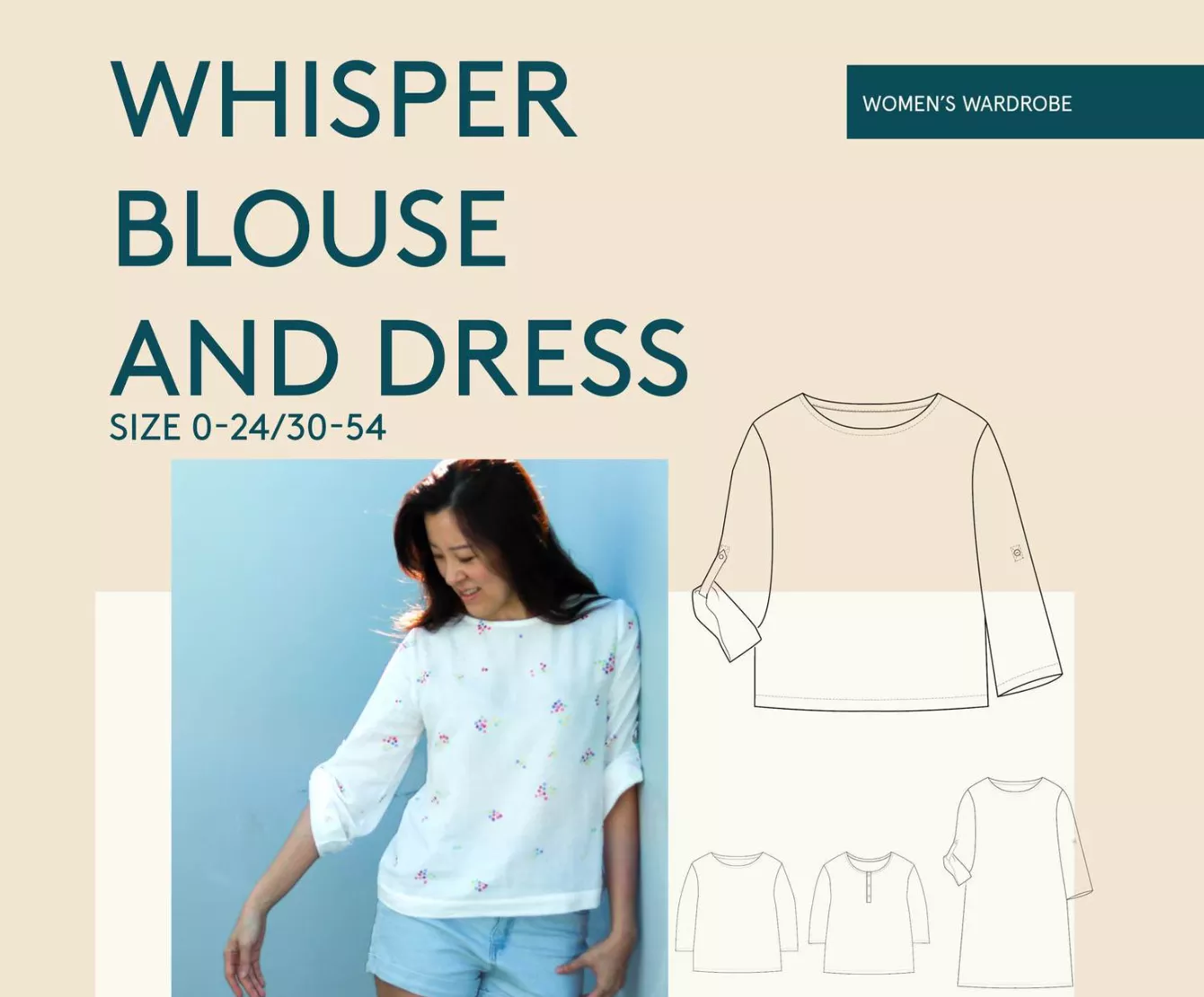 Whisper Blouse and Dress Pattern — Wardrobe by Me
