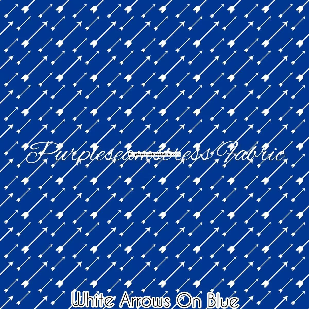 White Arrows on BlueFabric