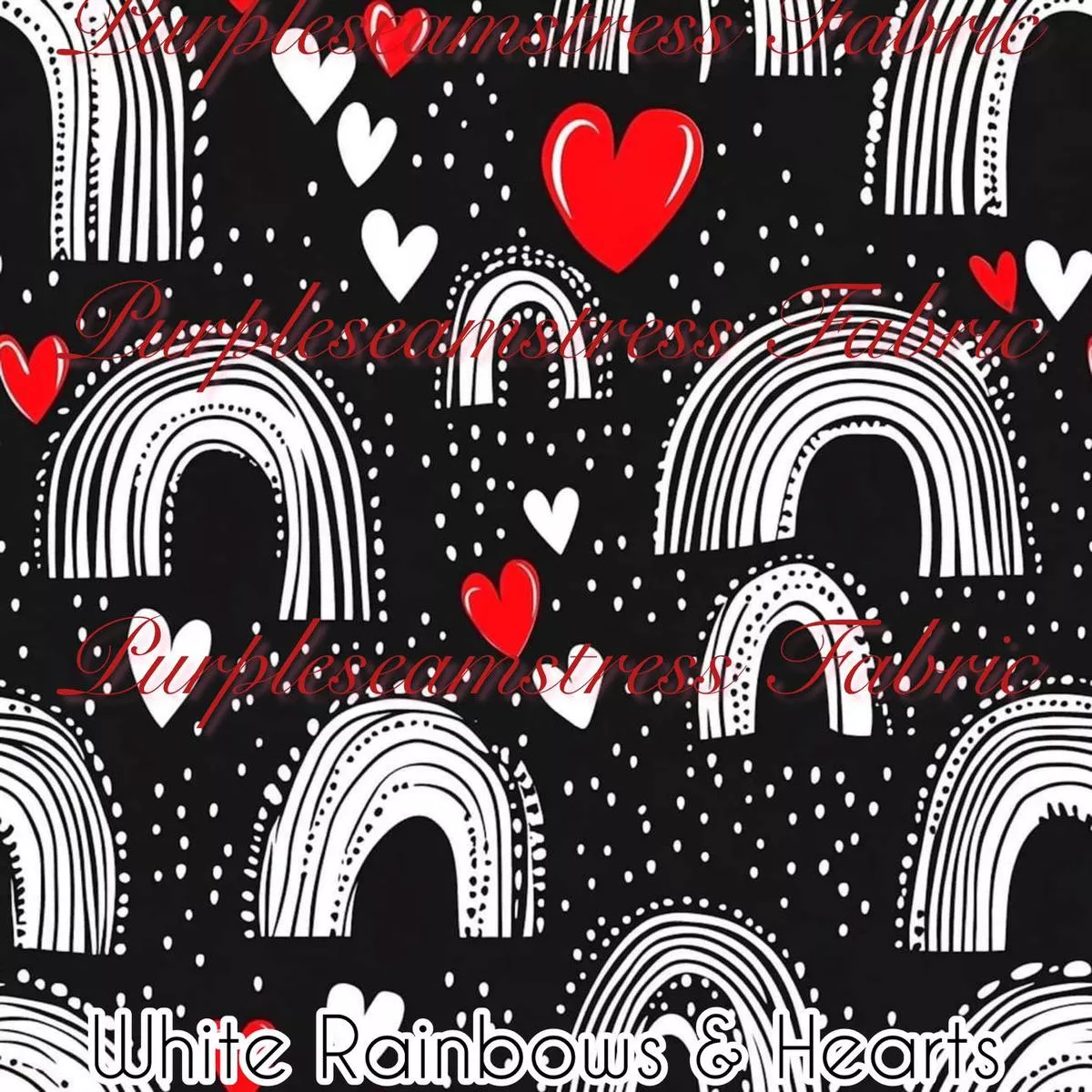 White Rainbows & HeartsFab…