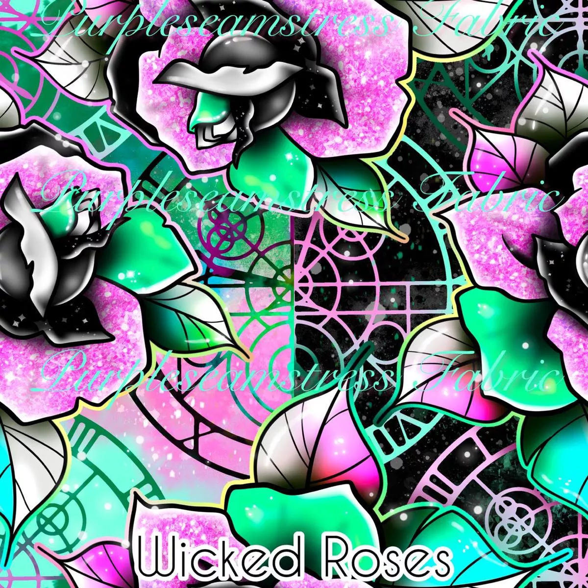 Wicked RosesFabric