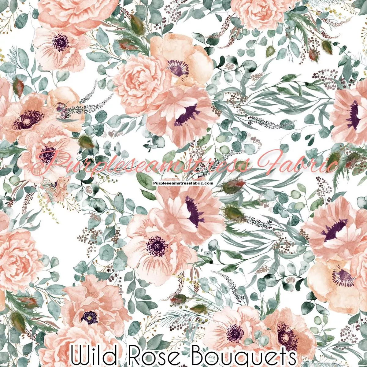 Wild Rose BouquetsFabric