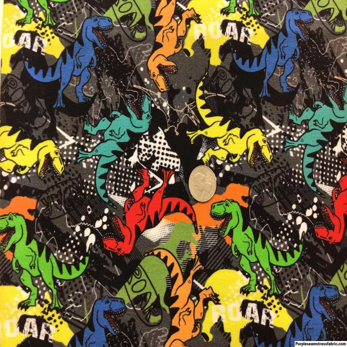 Wild Wild T-RexFabric