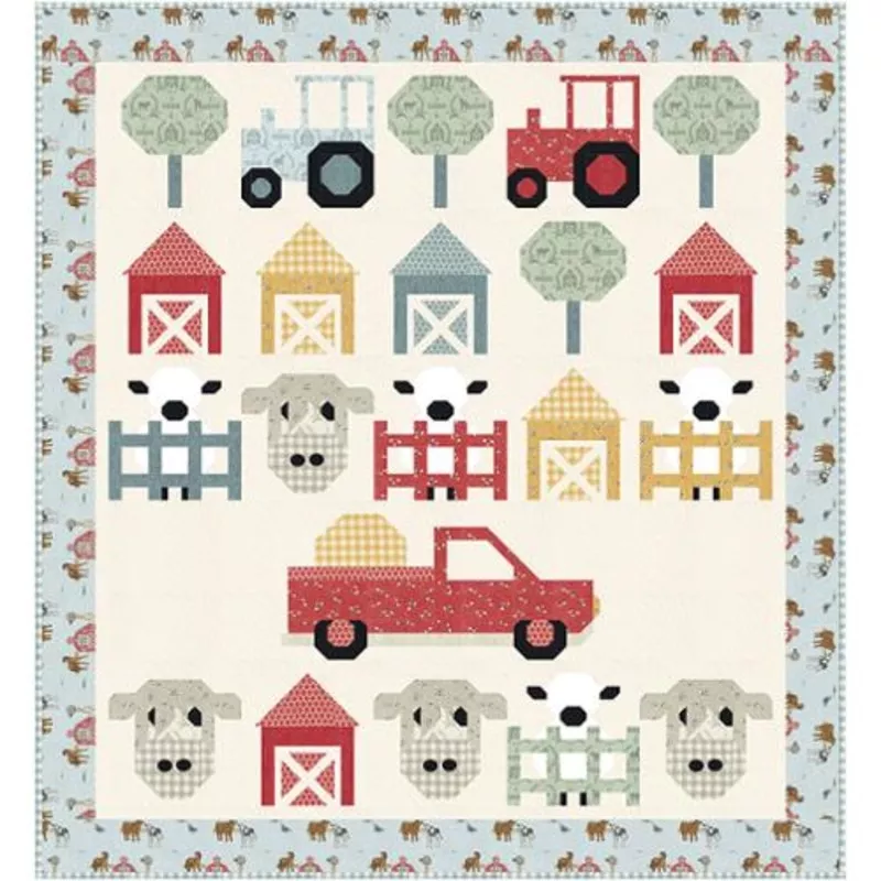 “Willow’s Farm” Quilt Kit 60″ x 65″ by Deb Strain for Moda