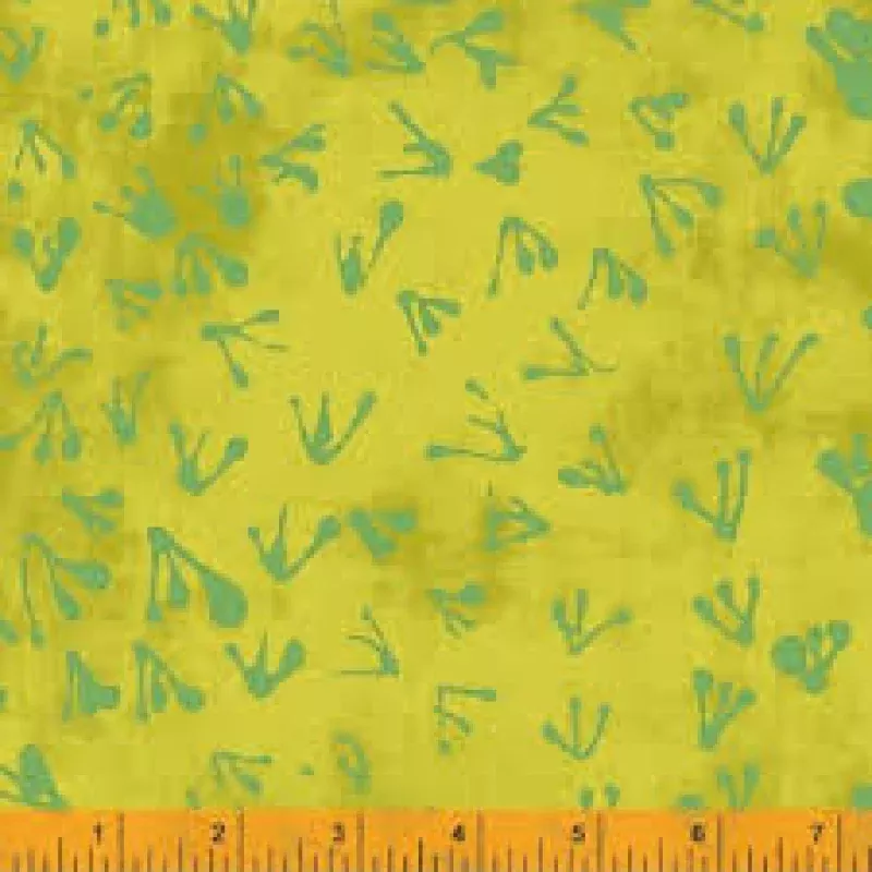 Windham Random Thoughts Beach Birds Key Lime 52838-2
