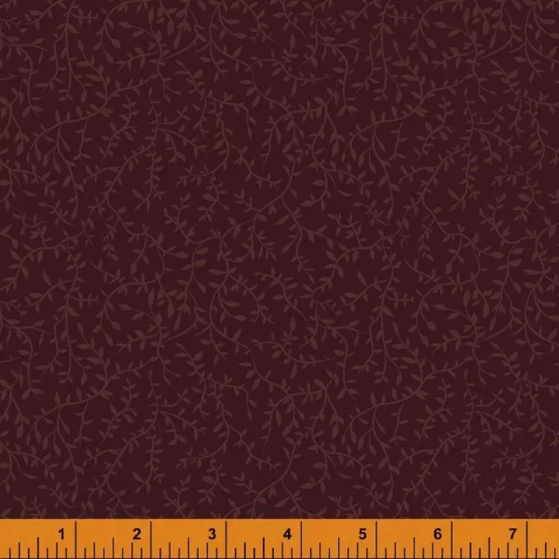Windham Rowan Vine Cocoa 52936-4