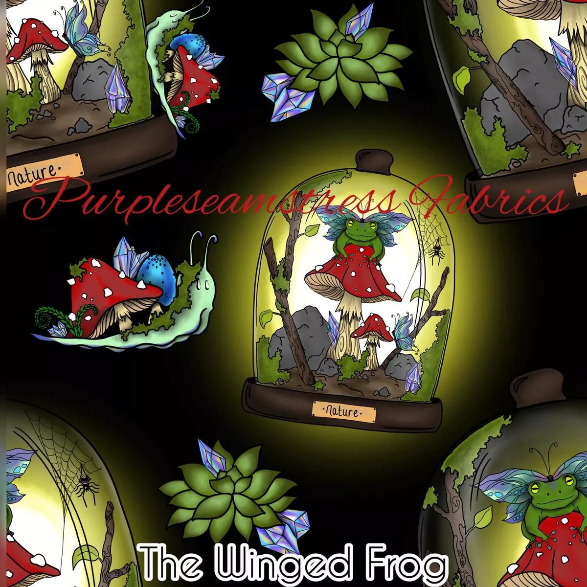The Winged FrogFabric