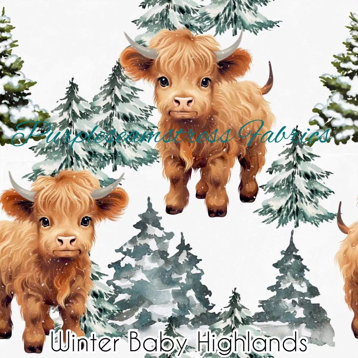 Winter Baby HighlandsFabric