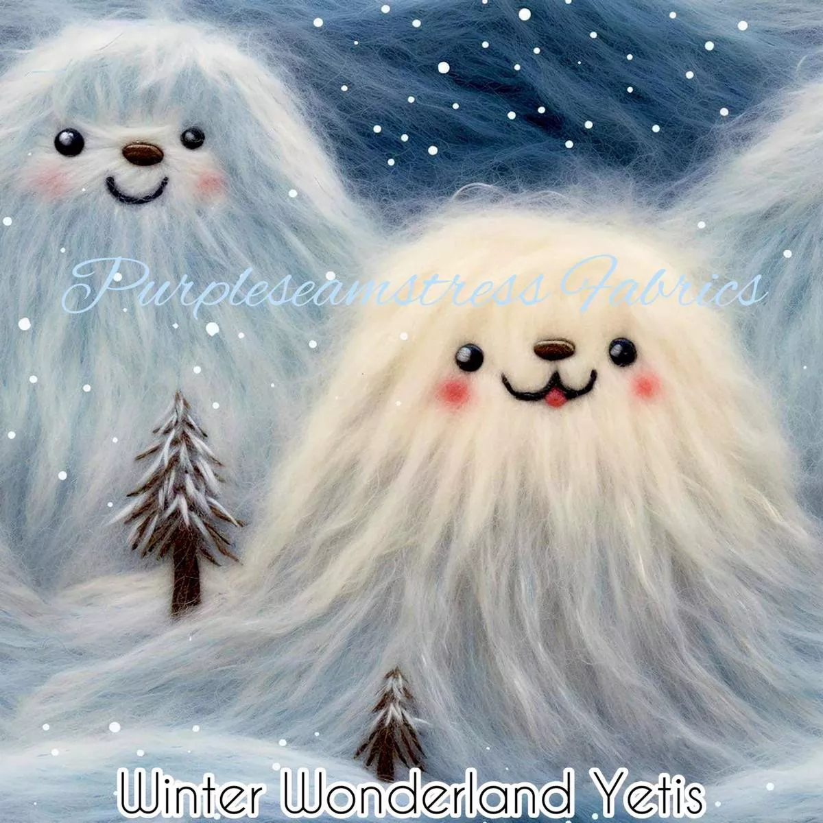 Winter Wonderland YetisFabric