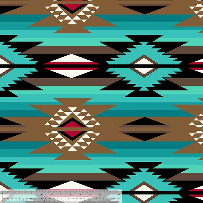 Winterfleece PrintsRaindance | Teal | Winterfleece