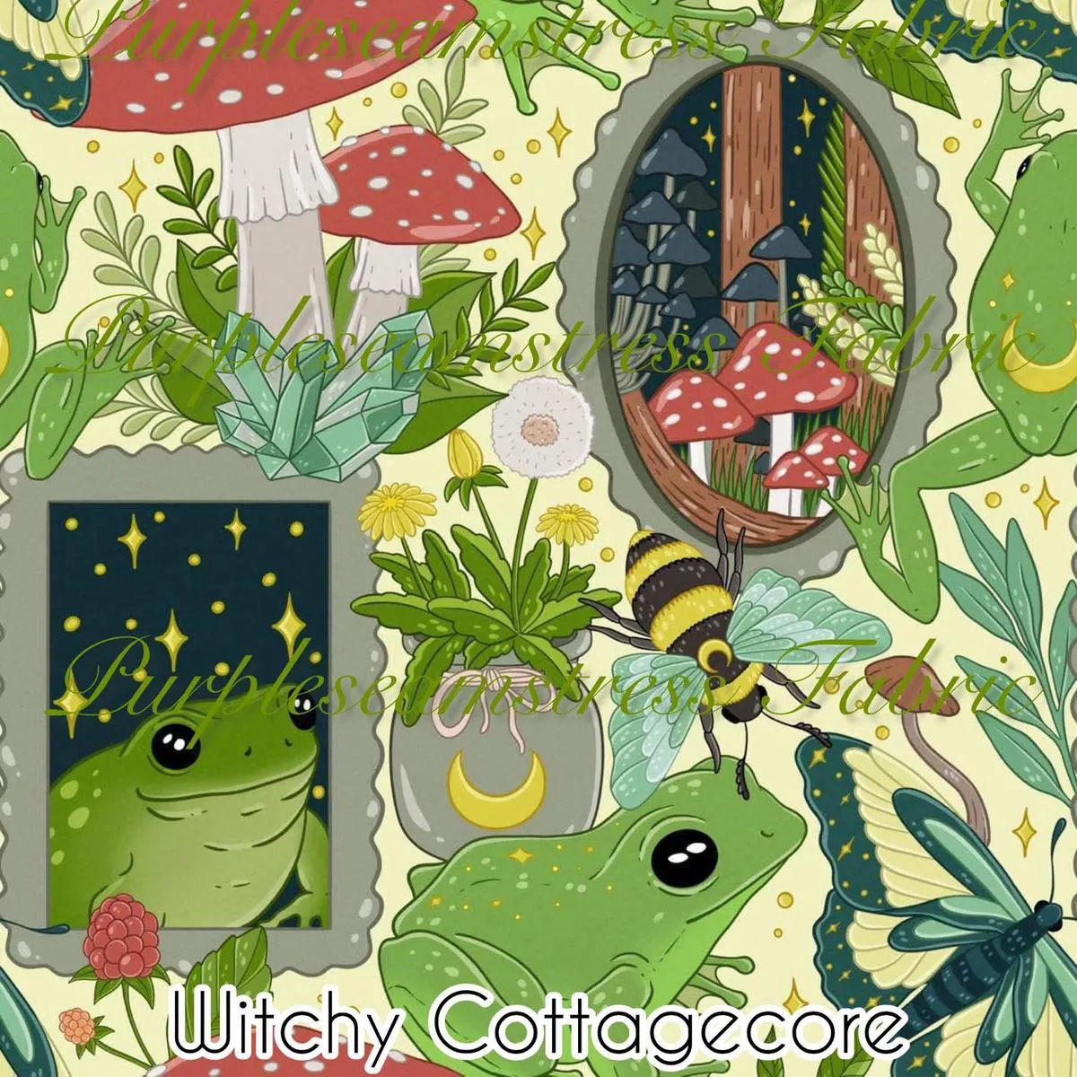 Witchy CottagecoreFabric