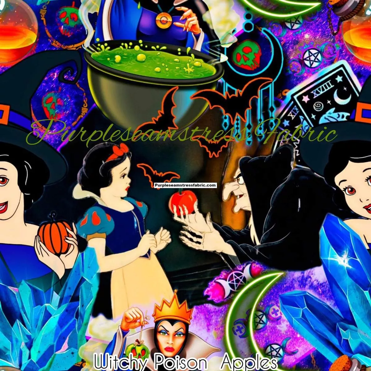 Witchy Poison ApplesFabric
