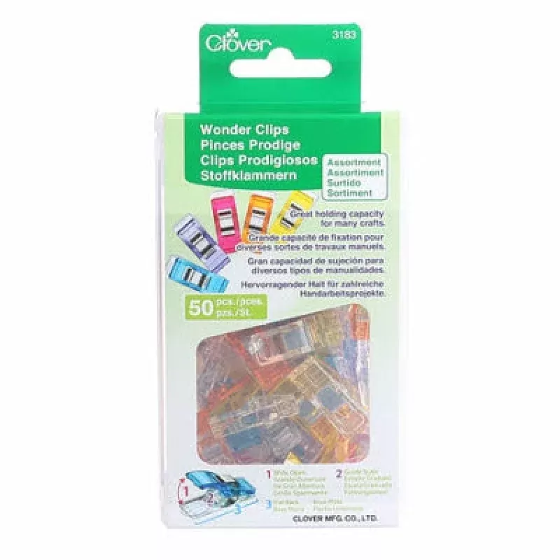 Wonder Clips Assorted Colors 50 Count 3183cv