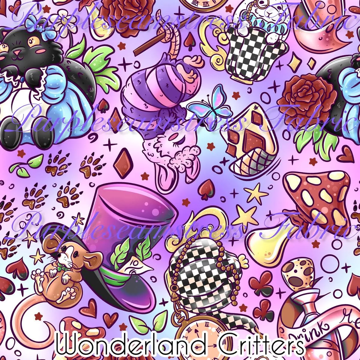 Wonderland CrittersFabric