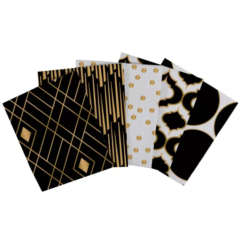 X1113 Fat Quarter Bundle:Eve Nightfall Black