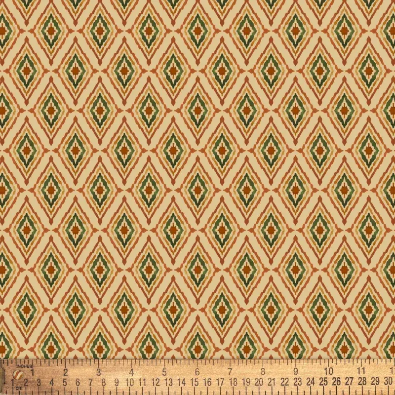X1117 Holiday Argyle (1 yard PRE-CUT)