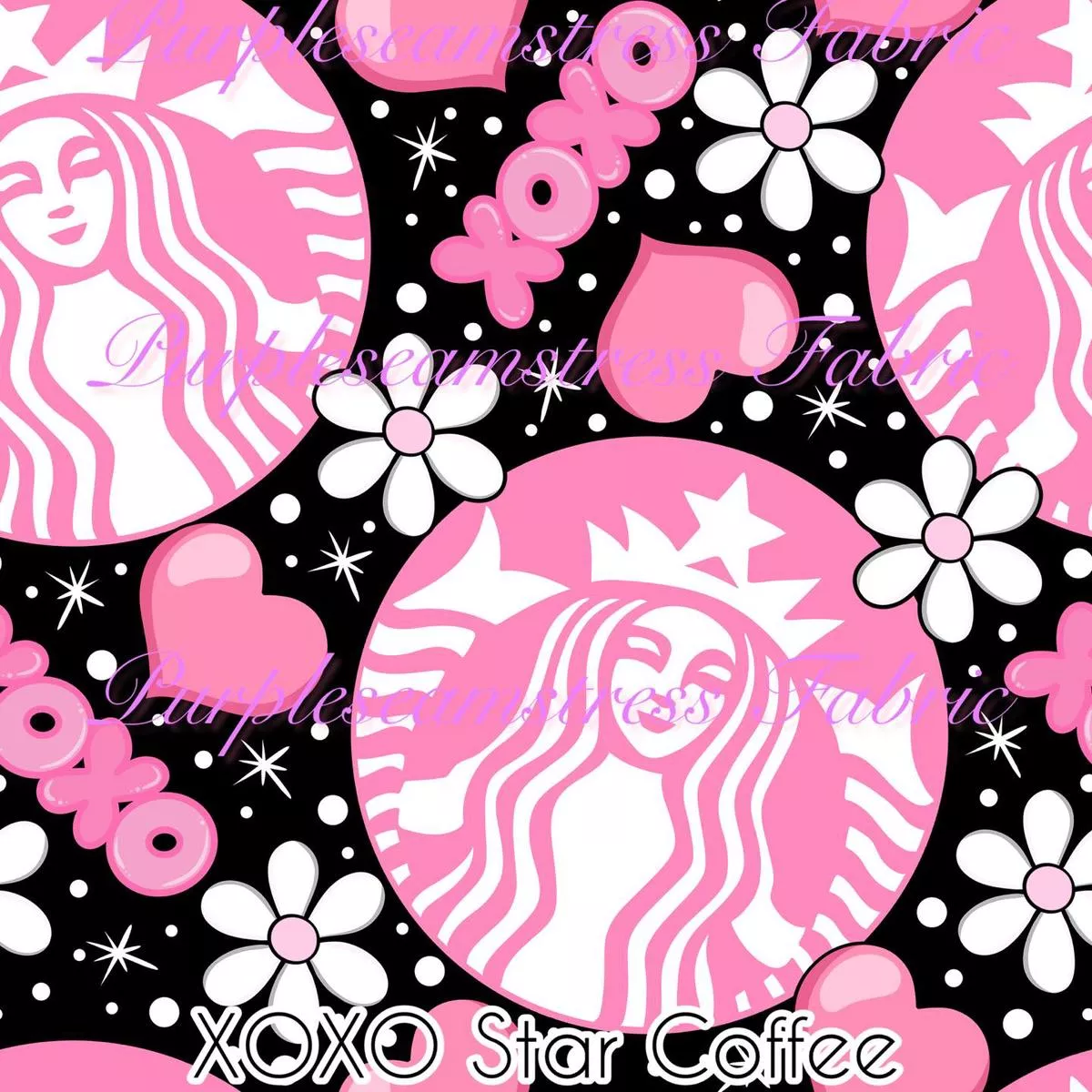 XOXO Star CoffeeFabric