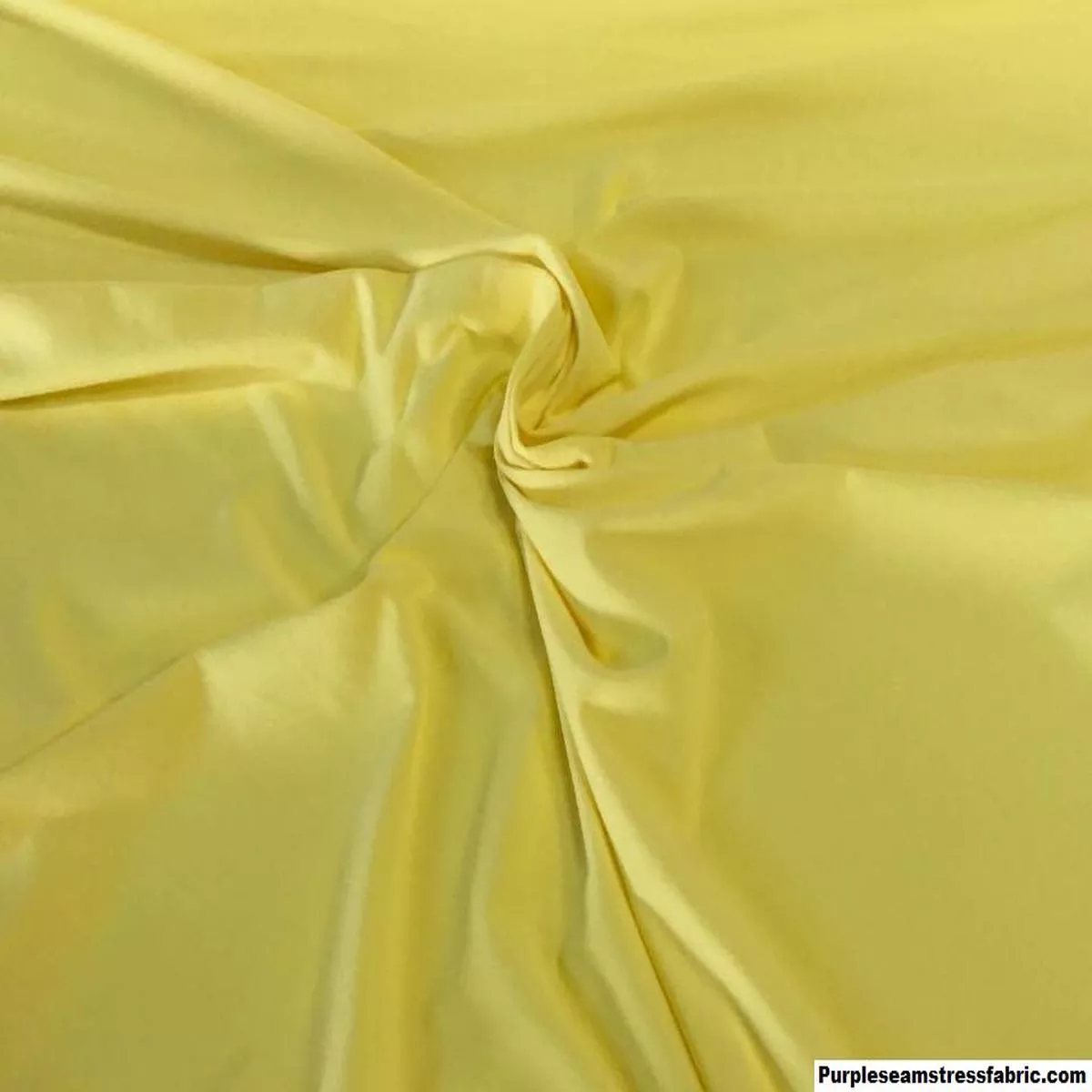 Yellow Double Brushed Poly SpandexFabric