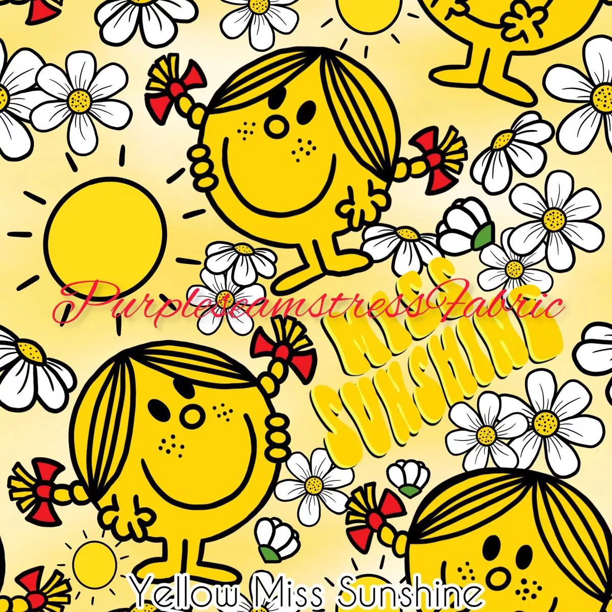 Yellow Miss SunshineFabric