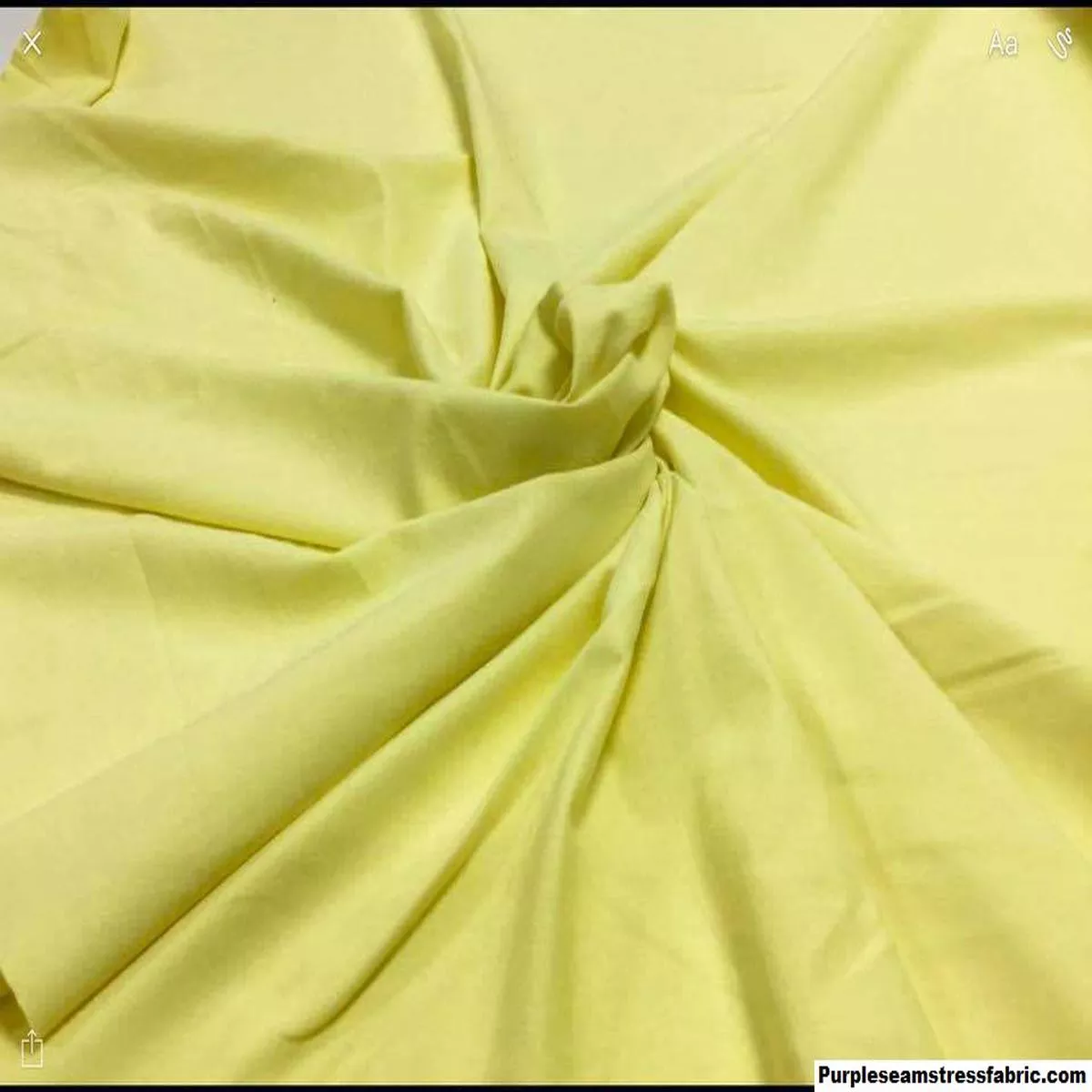 Yellow PonteFabric