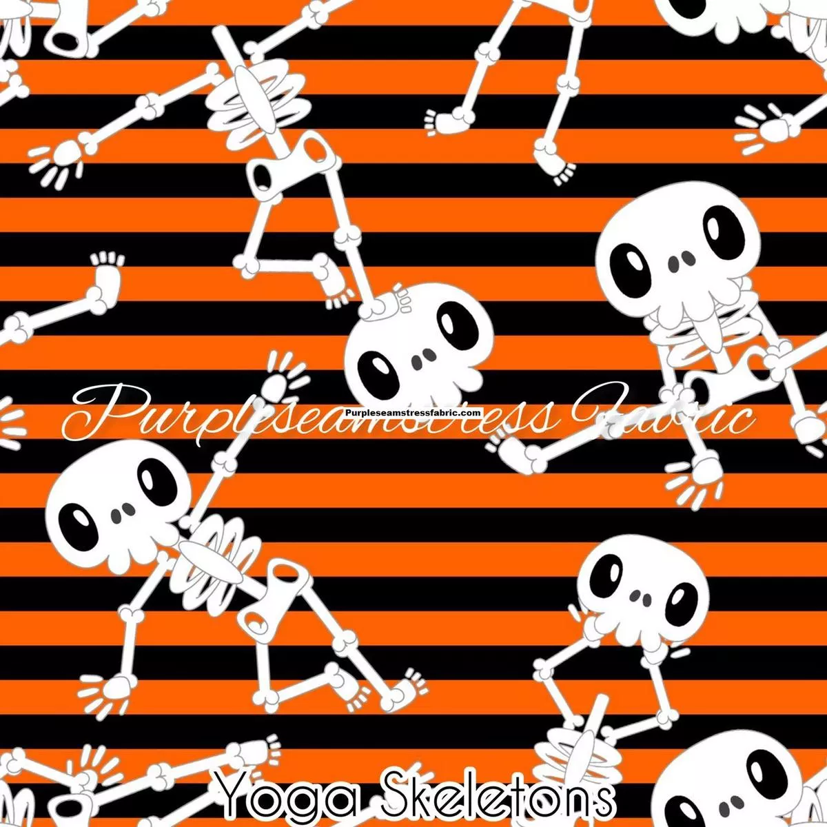 Yoga SkeletonsFabric
