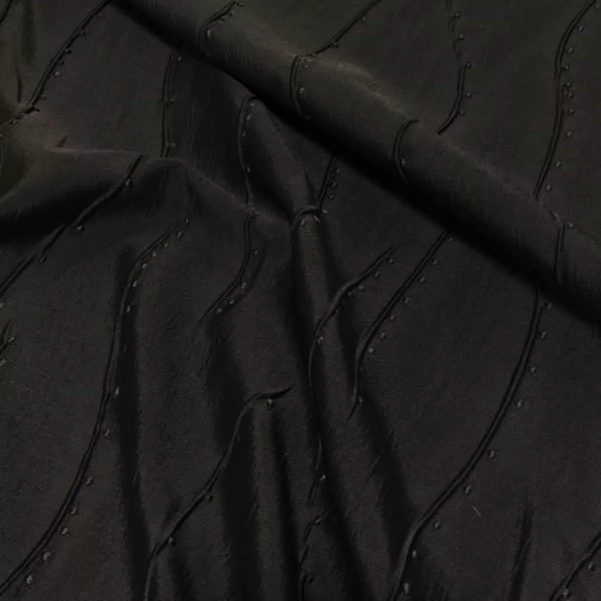 Yosemite Graphite Textured Gray Drapery Fabric