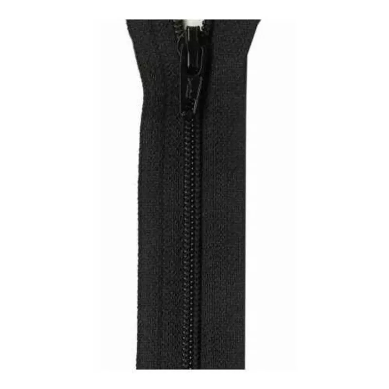 Ziplon Coil All Purpose Zipper 12in Black