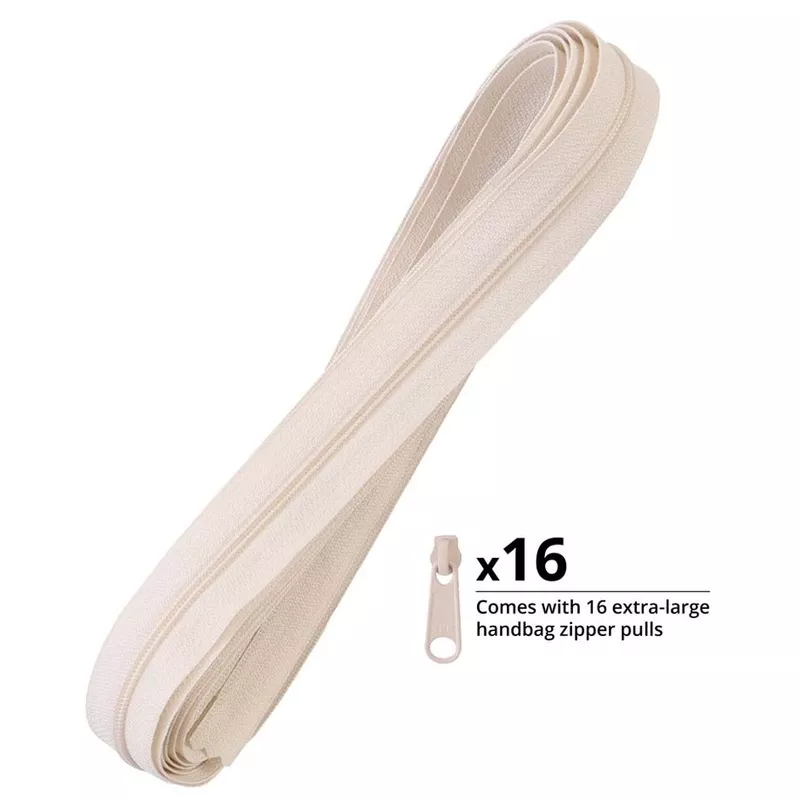 Zippers By The Yard – Ivory