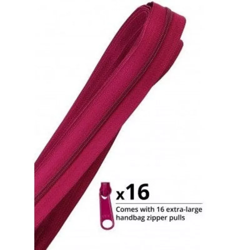 Zippers by the Yard Wild Plum