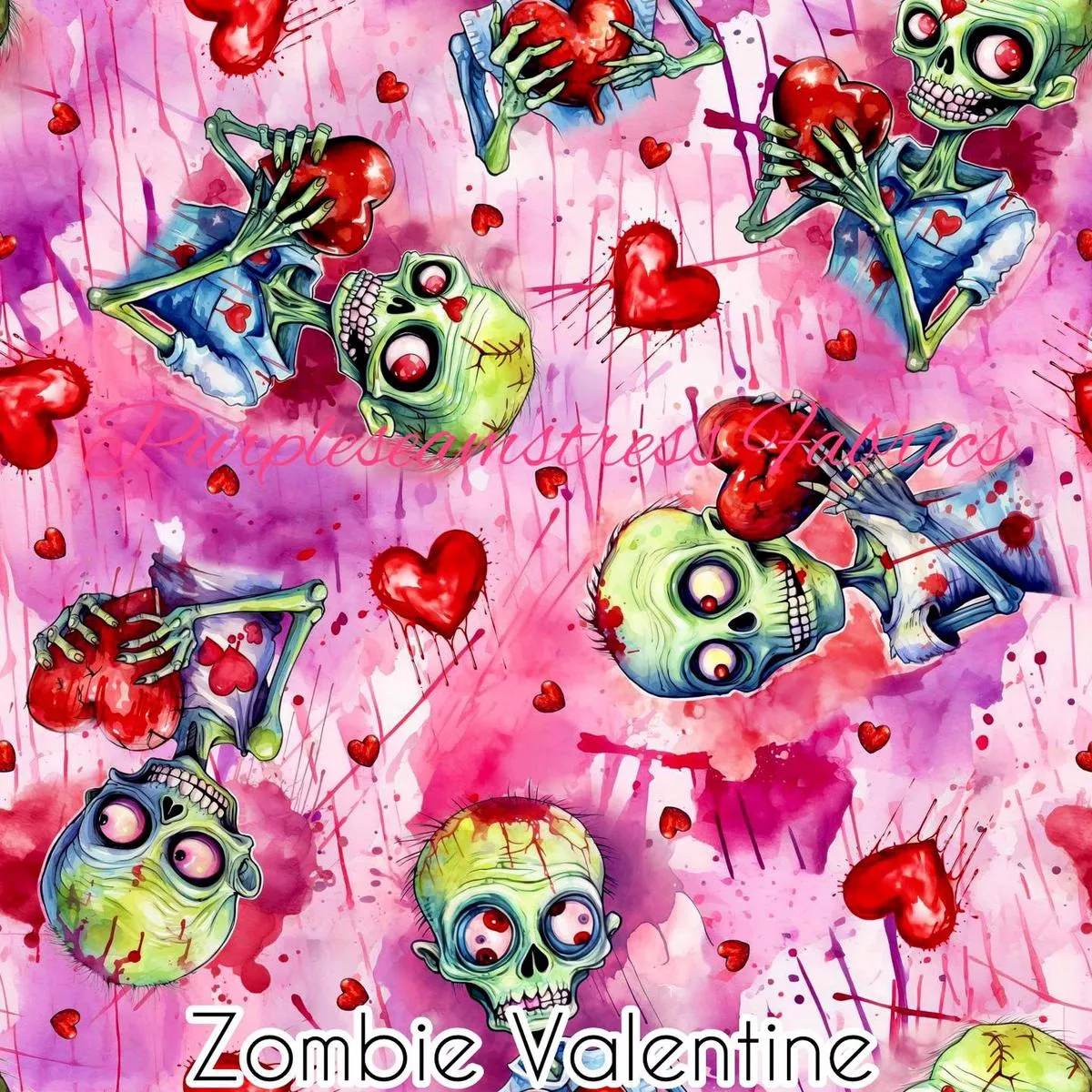Zombie ValentineFabric
